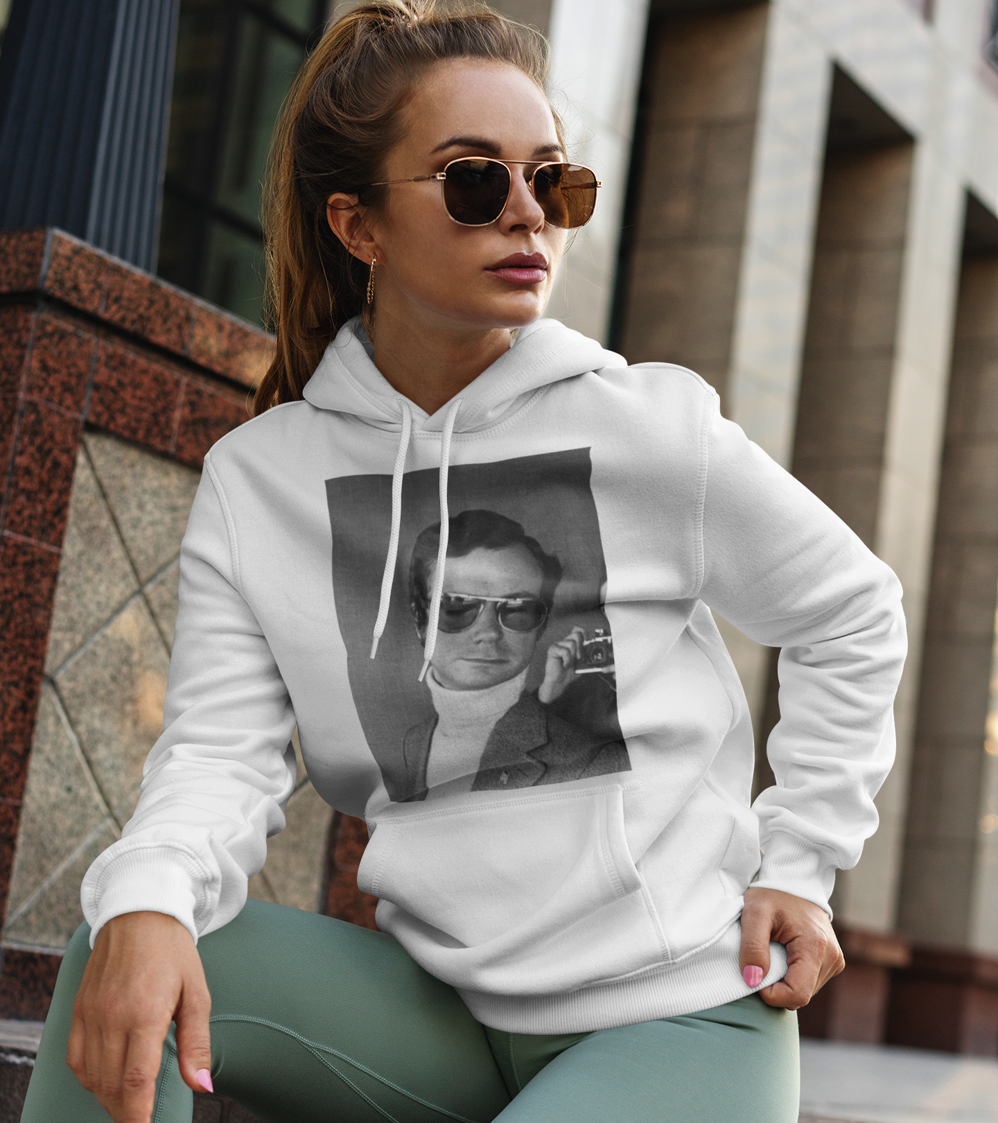 Klassisk Hoodie ''Kungen onykter''